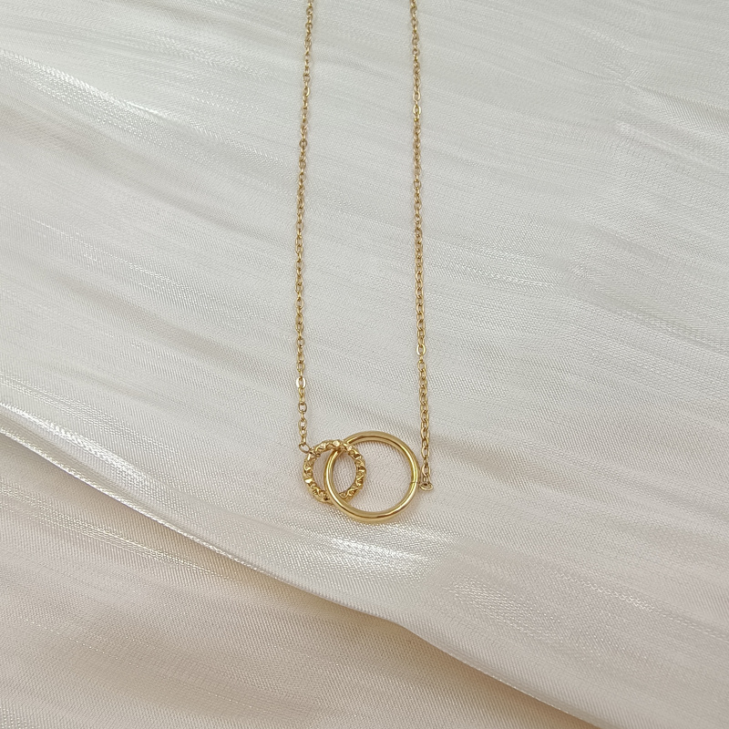 Mayorista Lovelika - Collier pendentif cercle Chloé