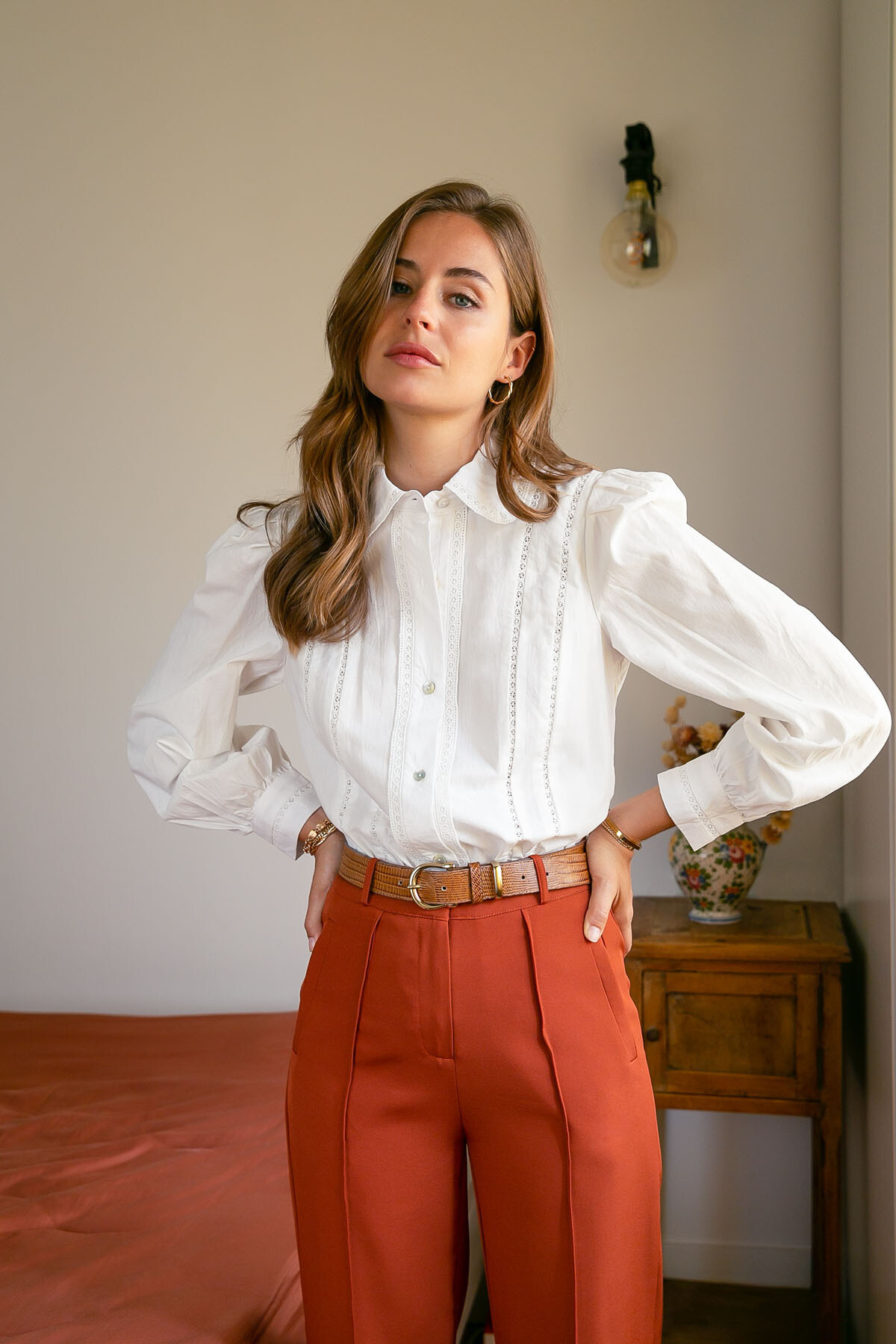 Grossista LOVIE & Co - Camicia con dettagli in pizzo