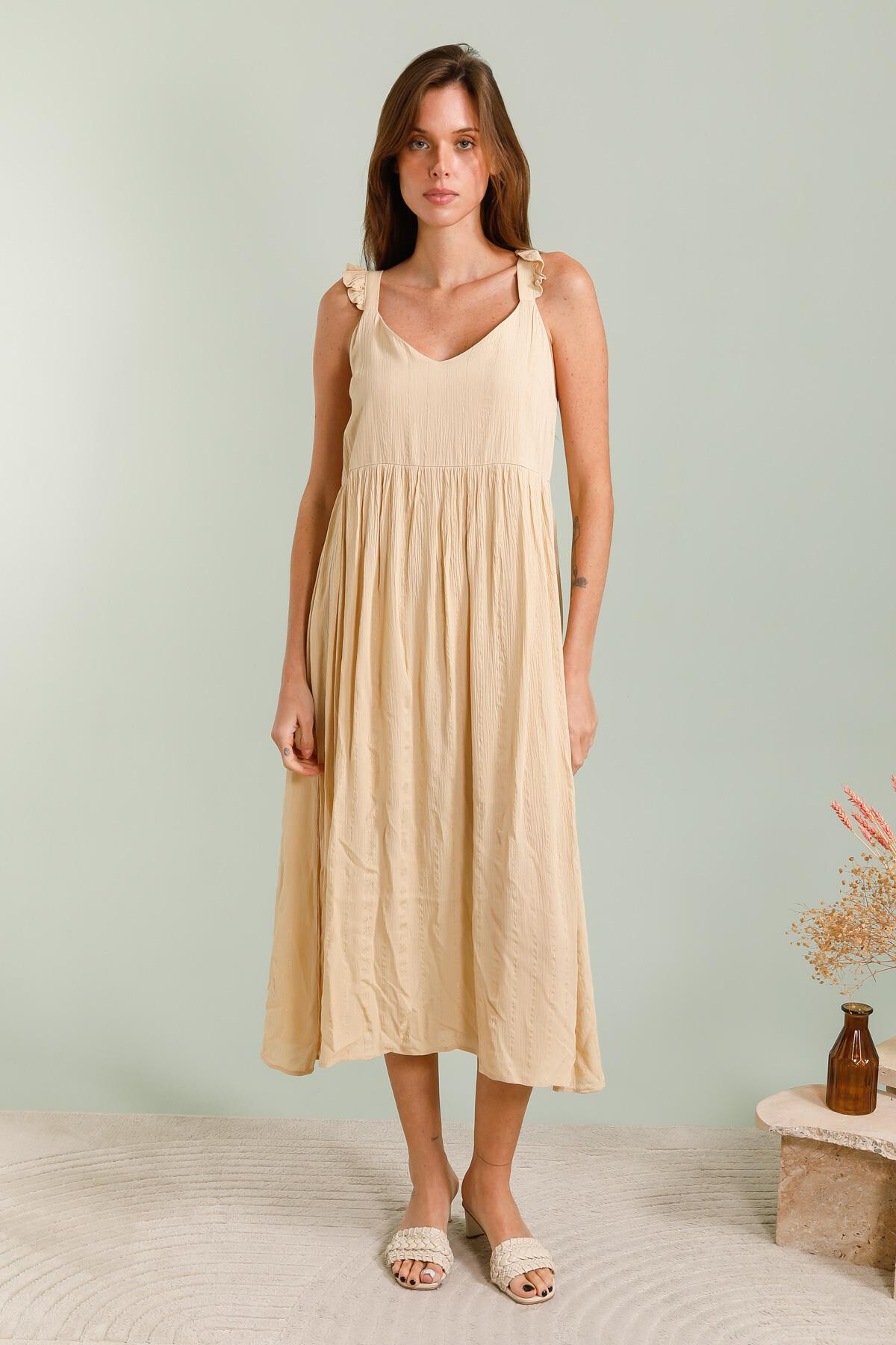 Wholesaler LOVIE & Co - LOVIE - Long dress with back bow