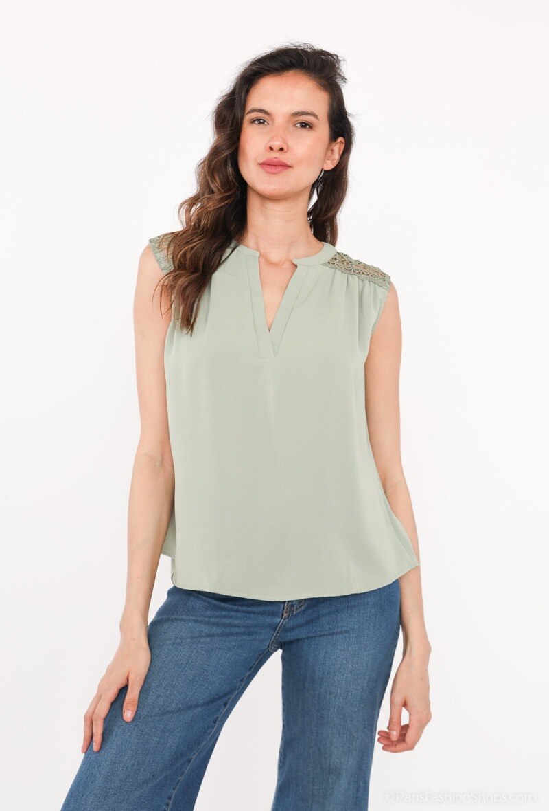 Wholesaler Lovie Look - Lace top