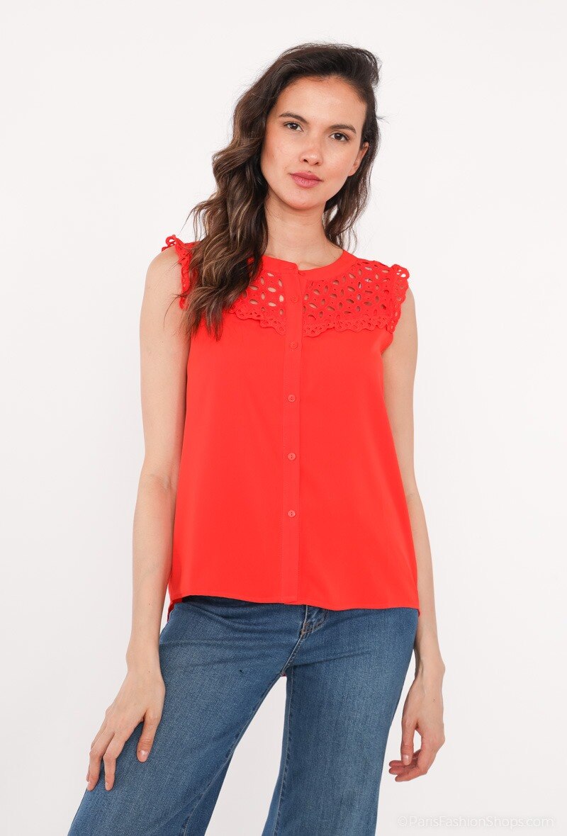 Wholesaler Lovie Look - Lace top