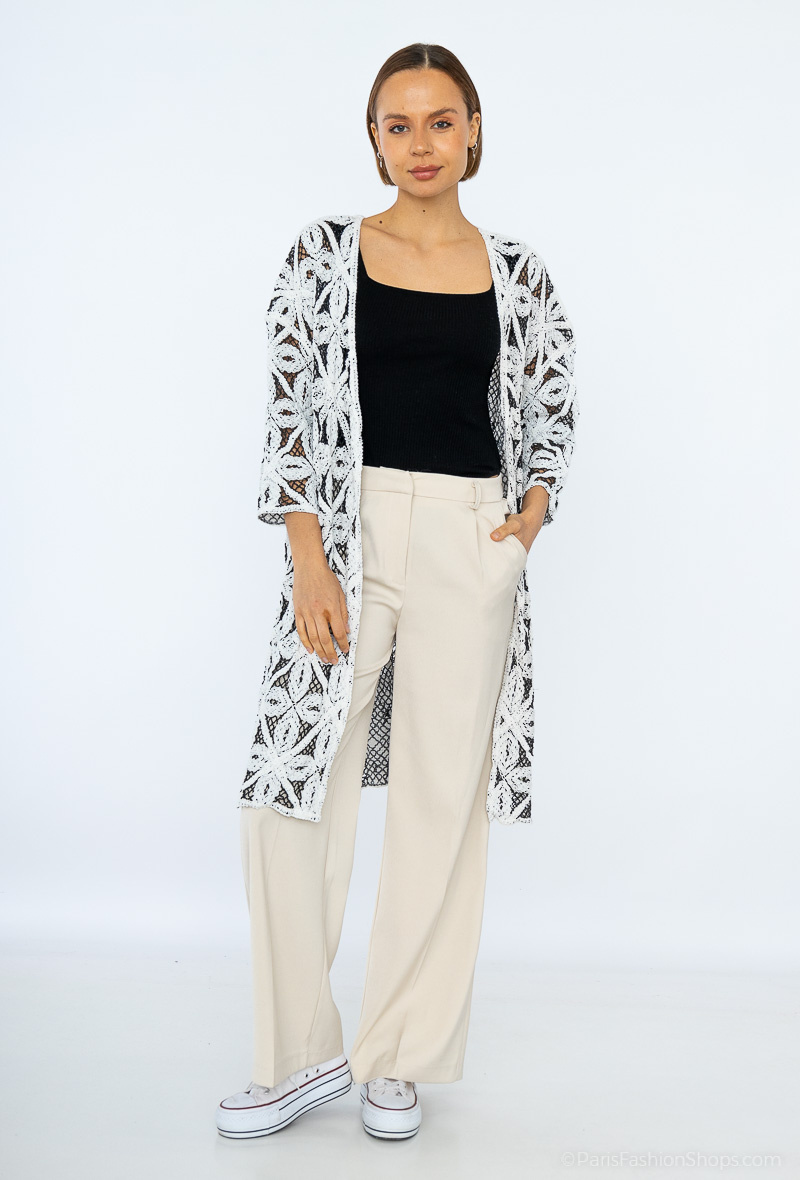 Wholesaler Lovie Look - Long lace vest