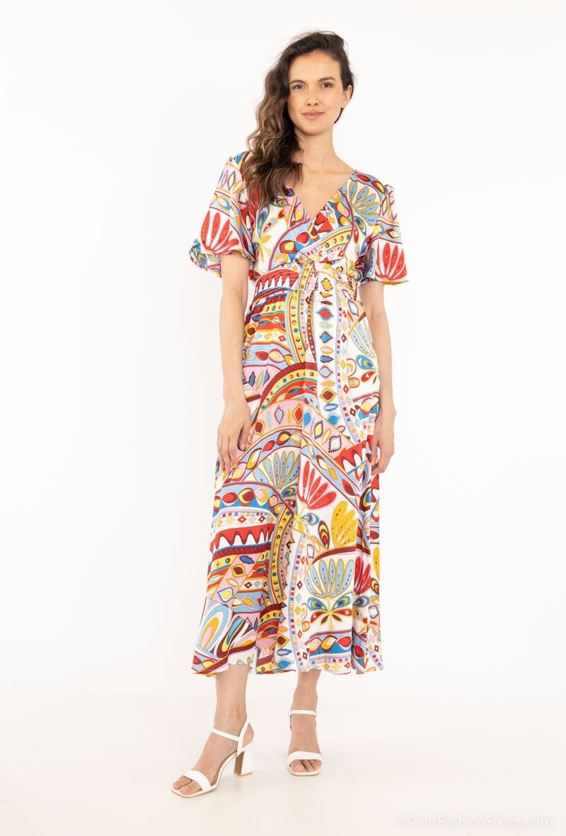 Wholesaler Lovie Look - Long floral dress