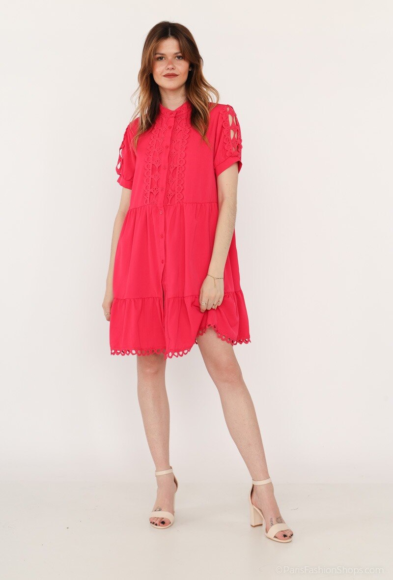 Wholesaler Lovie Look - Lace shirt tunic