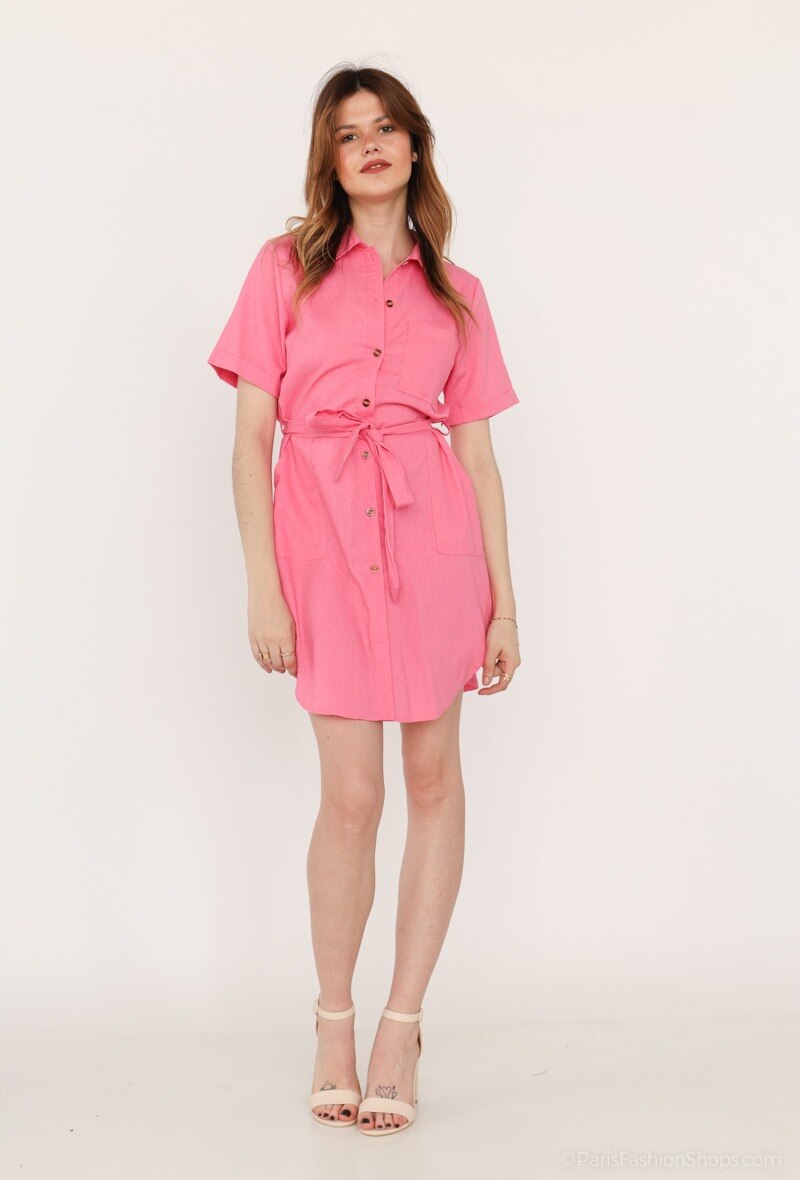 Wholesaler Lovie Look - Linen cotton shirt tunic