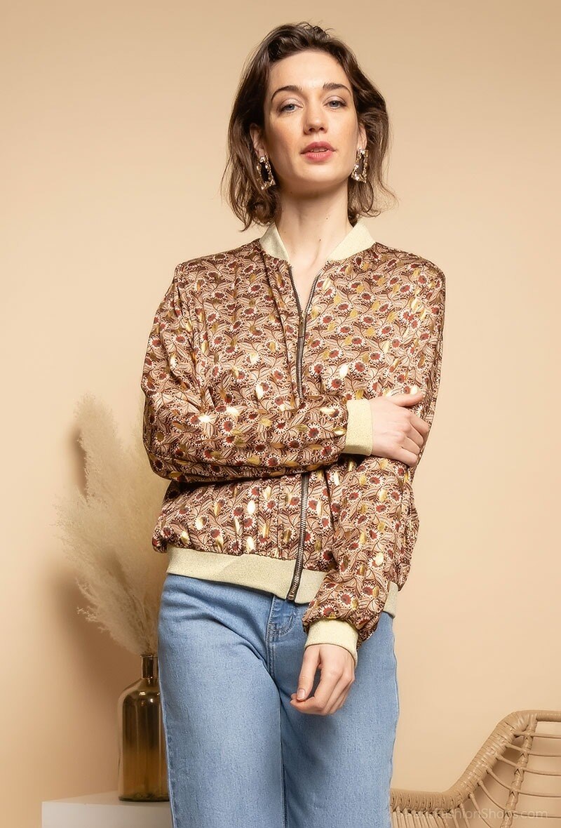 Wholesaler Lovie Look - Light patterned bomber