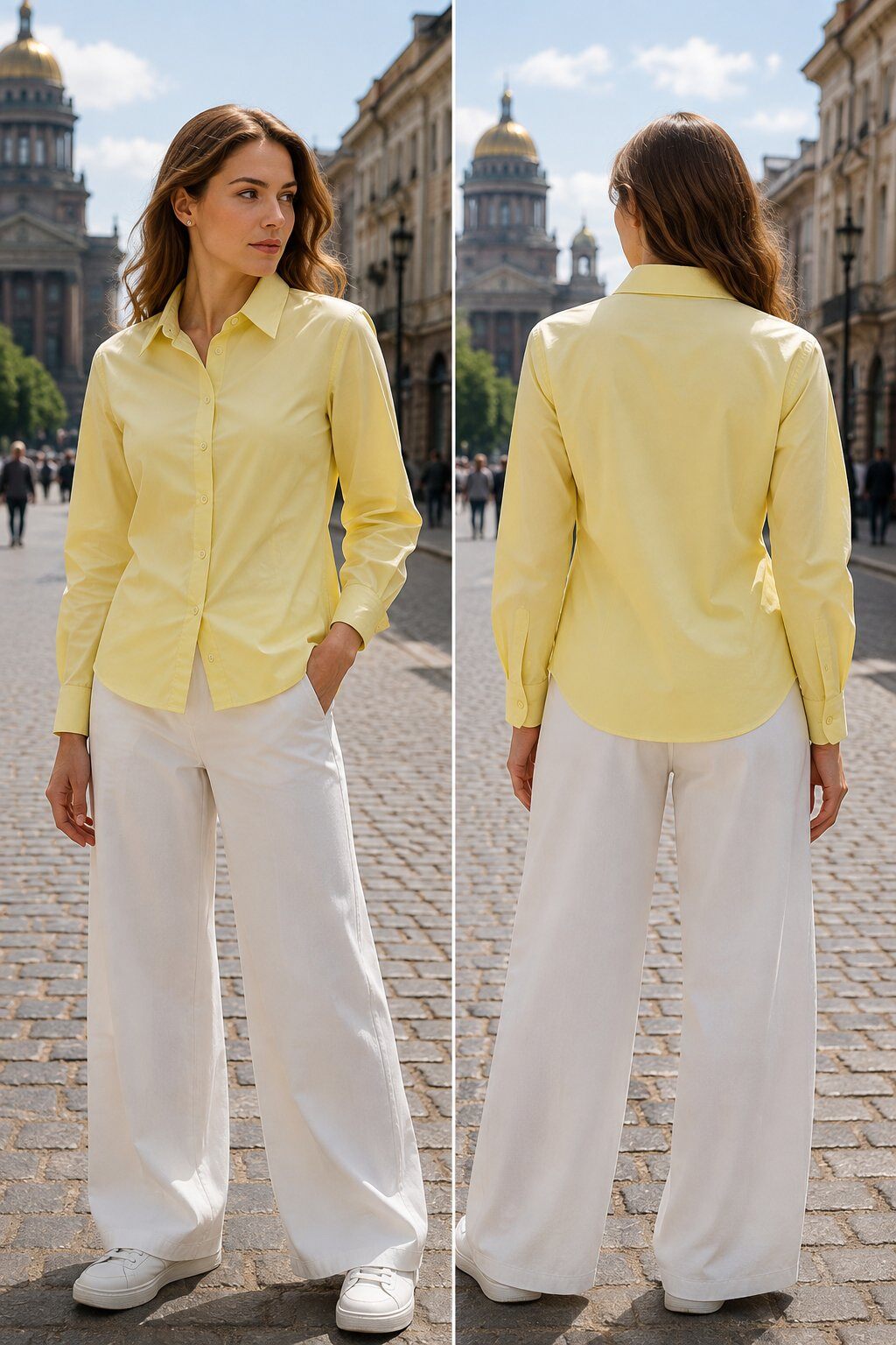 Grossiste LOVIKA - Chemise Asymétrique Dos Long