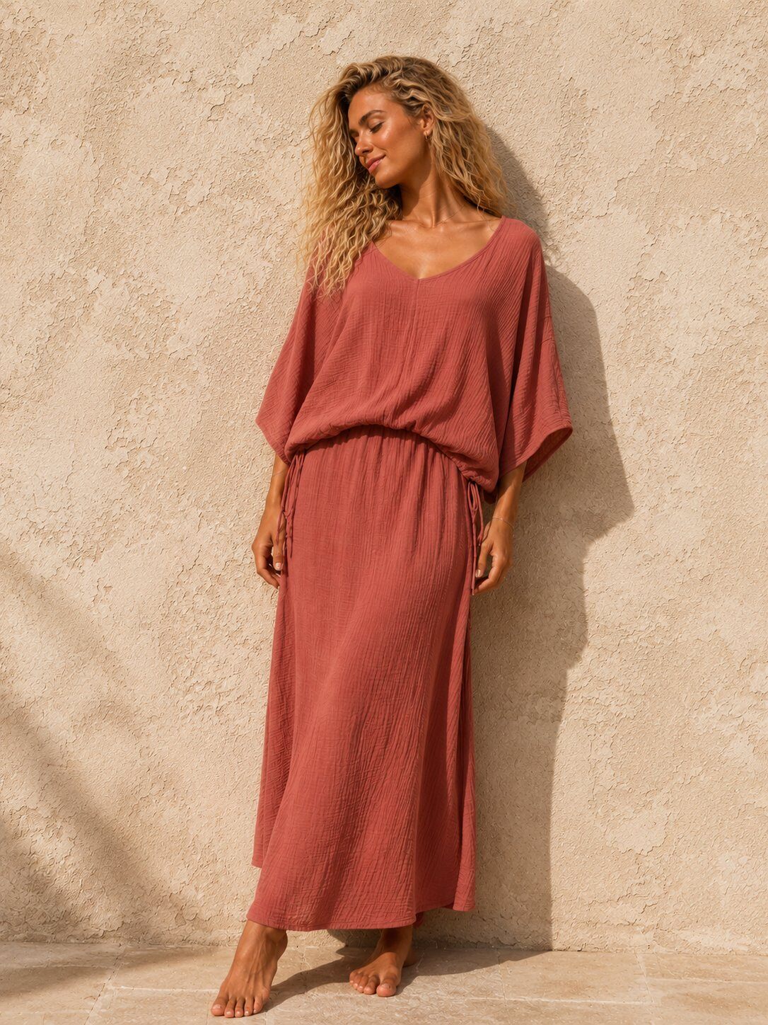 Großhändler LOVIKA - Boho-Set aus Baumwollgaze