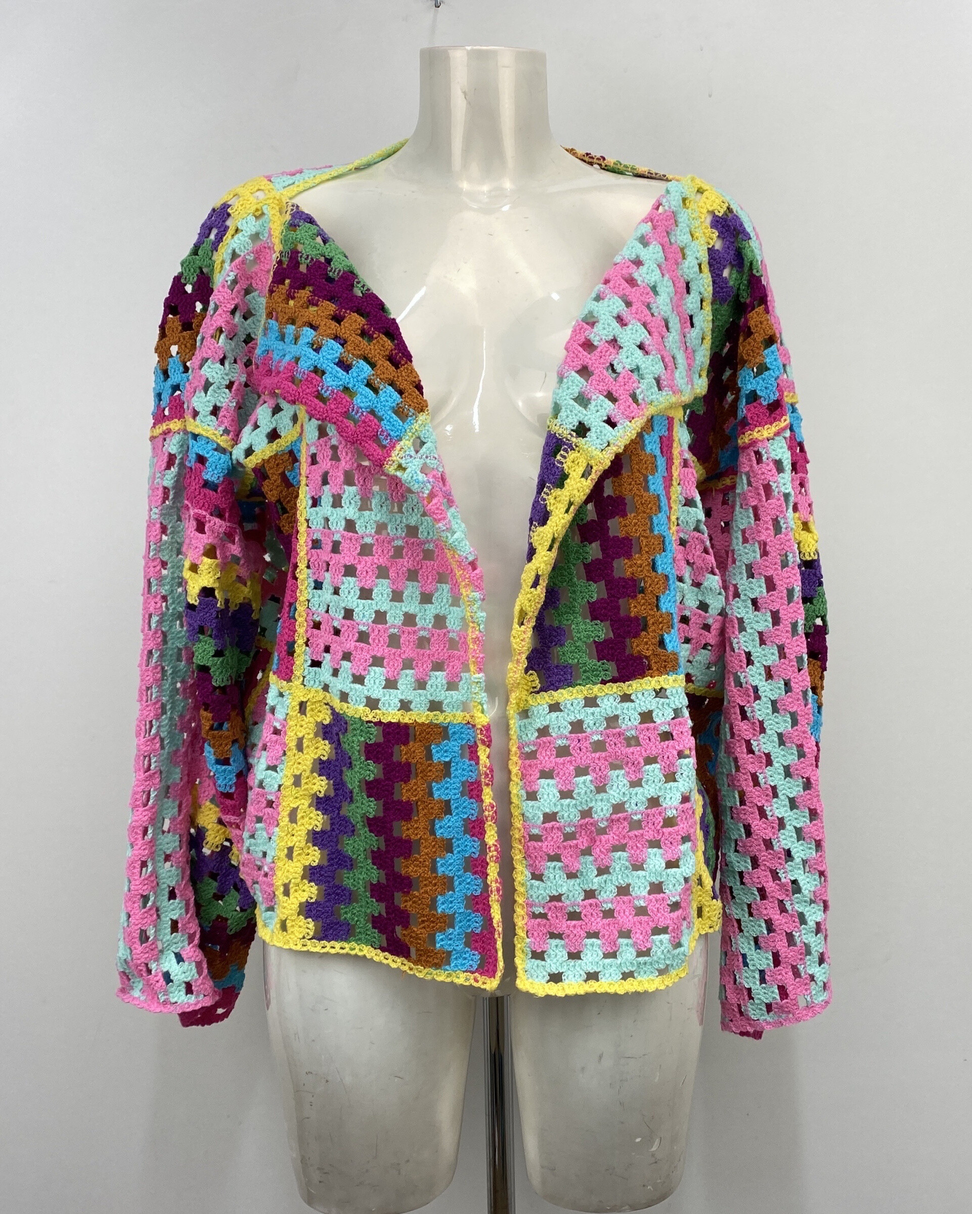 Mayorista LOVIKA - Chaleco de crochet multicolor