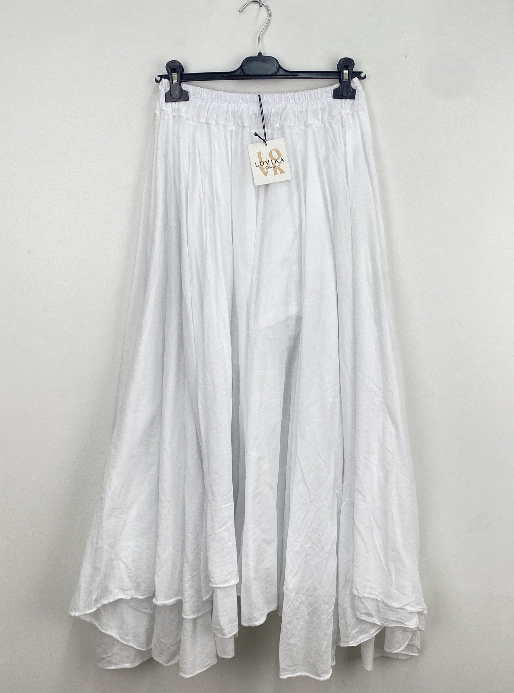 Grossista LOVIKA - Gonna Riviera Nude Breeze con Vita Elasticizzata Drappeggiata