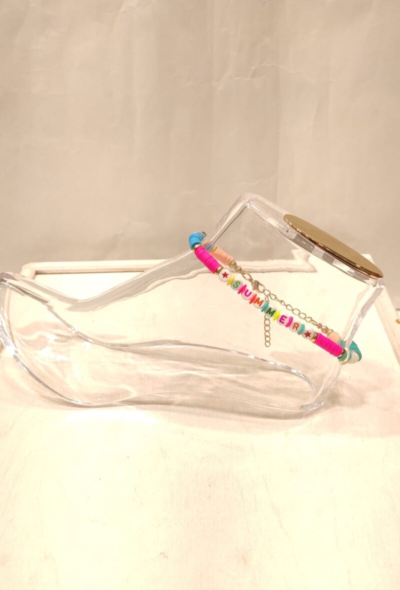 Ankle chain - Fuchsia - 1 - large format