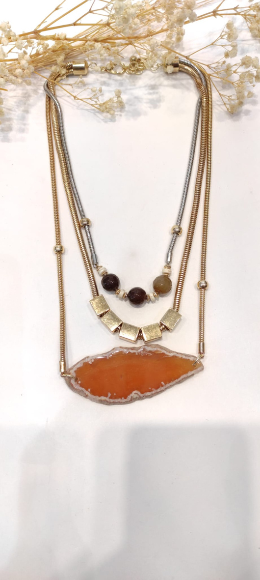Wholesaler Loya Bijoux - Festivalook Necklace