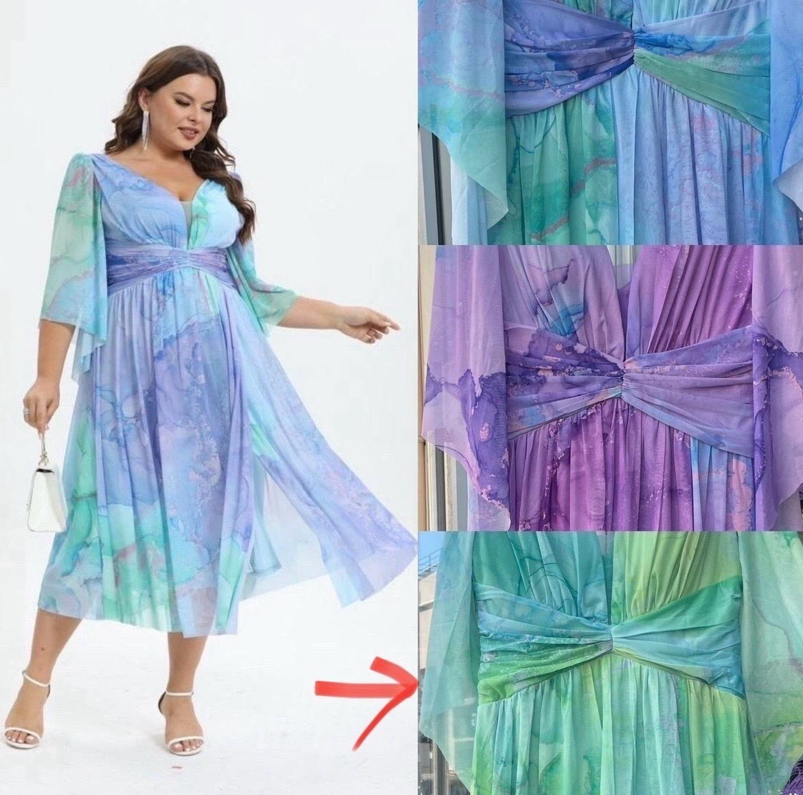 Wholesaler Lucas & Emma | RJ&CO - Plus size short evening dress Pisa