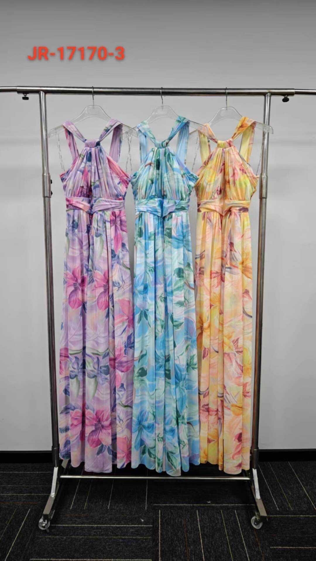 Grossiste REVEROSE by Lucas & Emma - Robe de cérémonie imprimée longue à motif fleuri