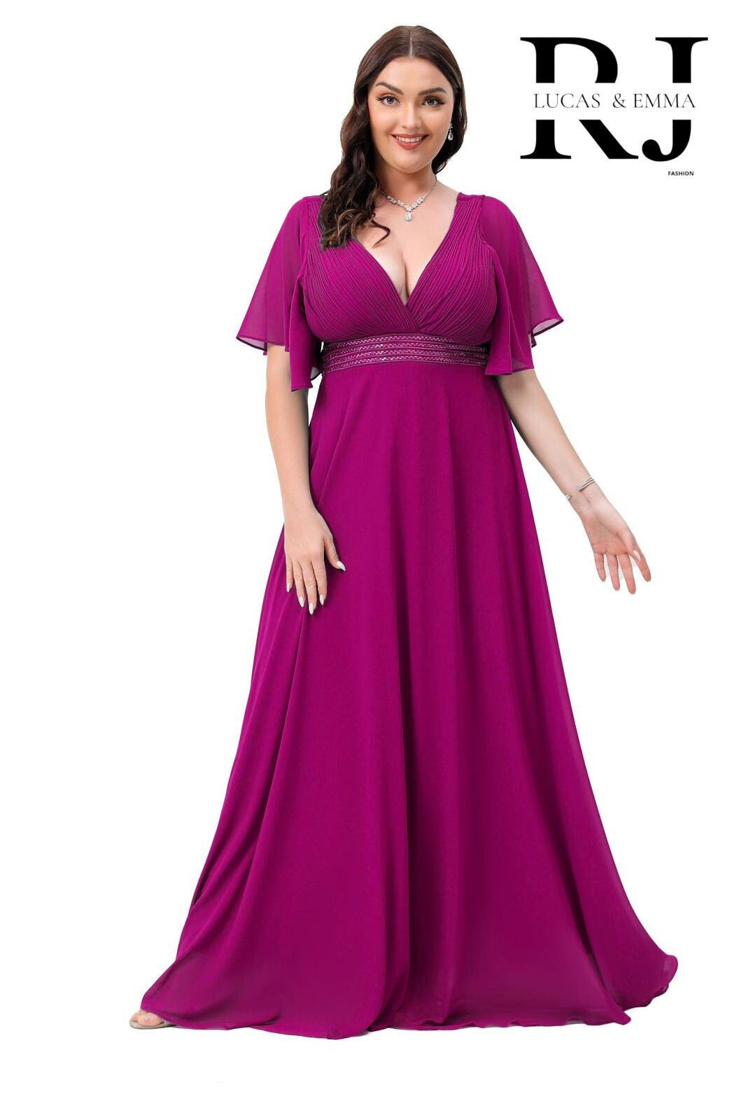 Grossiste Lucas & Emma | RJ&CO - Robe de soirée grande taille tendance Ajaccio