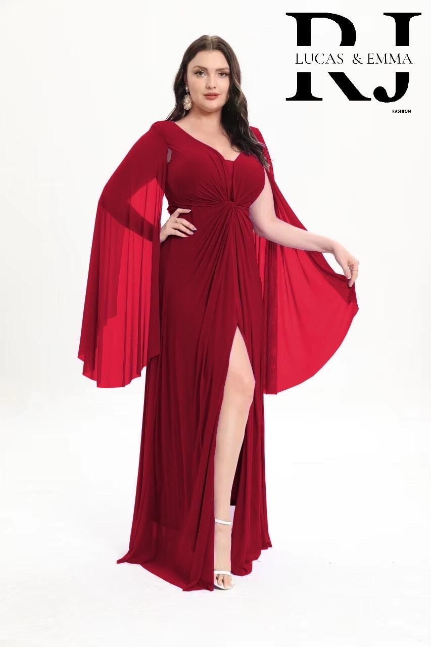 Wholesaler Lucas & Emma | RJ&CO - Long Evening Dress - Cologne