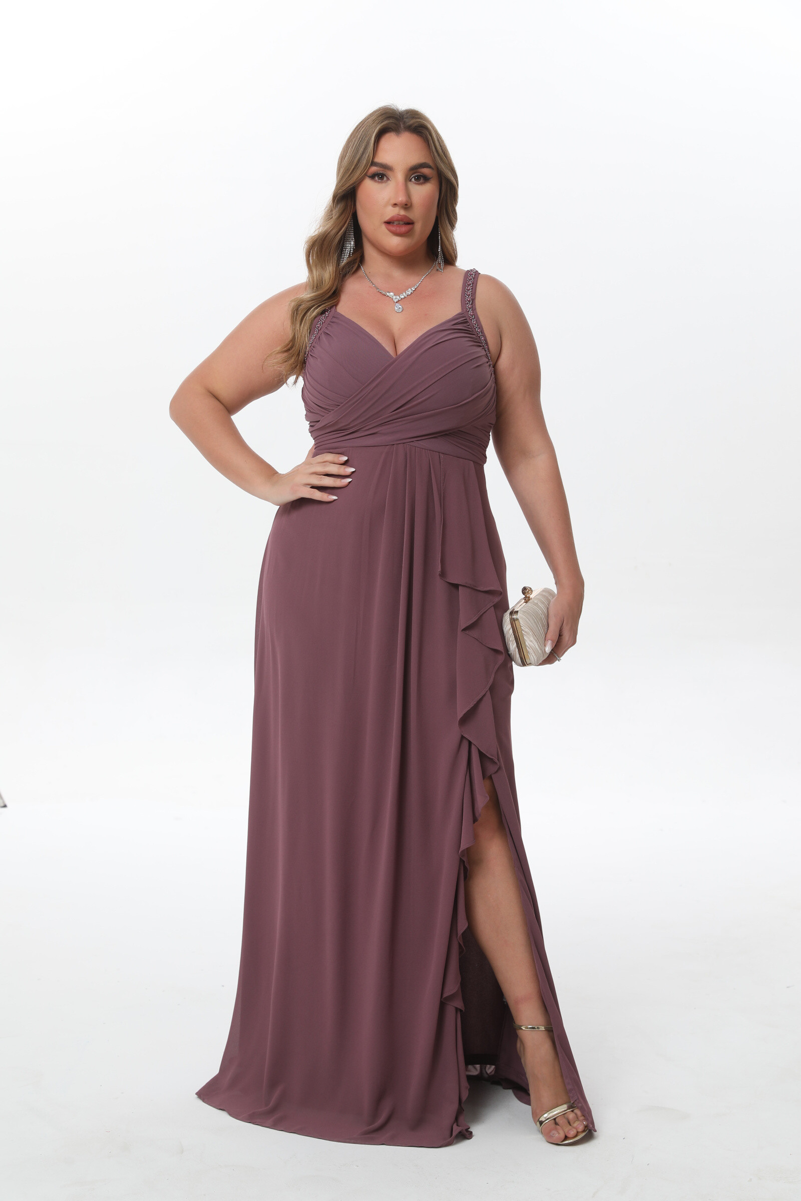 Wholesaler Lucas & Emma | RJ&CO - Plus size long dress 19063