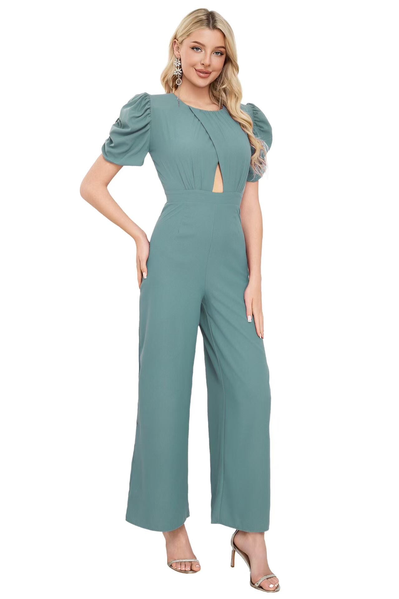 Wholesaler Lucas & Emma | RJ&CO - Mid-length dress with short sleeves