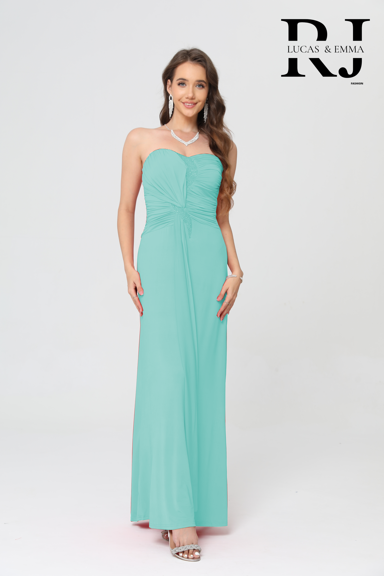 Wholesaler Lucas & Emma | RJ&CO - Long strapless dress