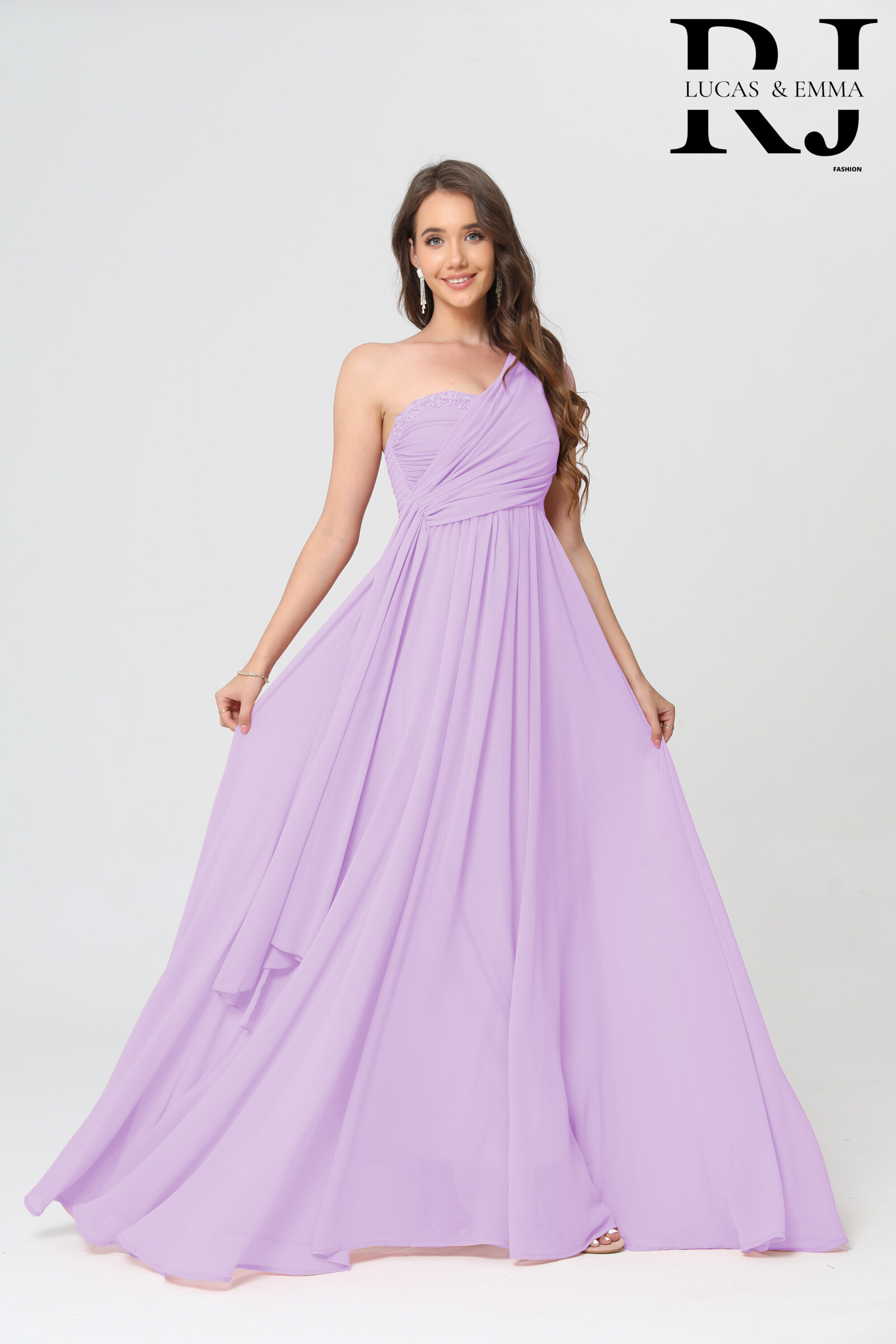Grossiste Lucas & Emma | RJ&CO - Robe de cérémonie habillée longue pour demoiselle d'honneur