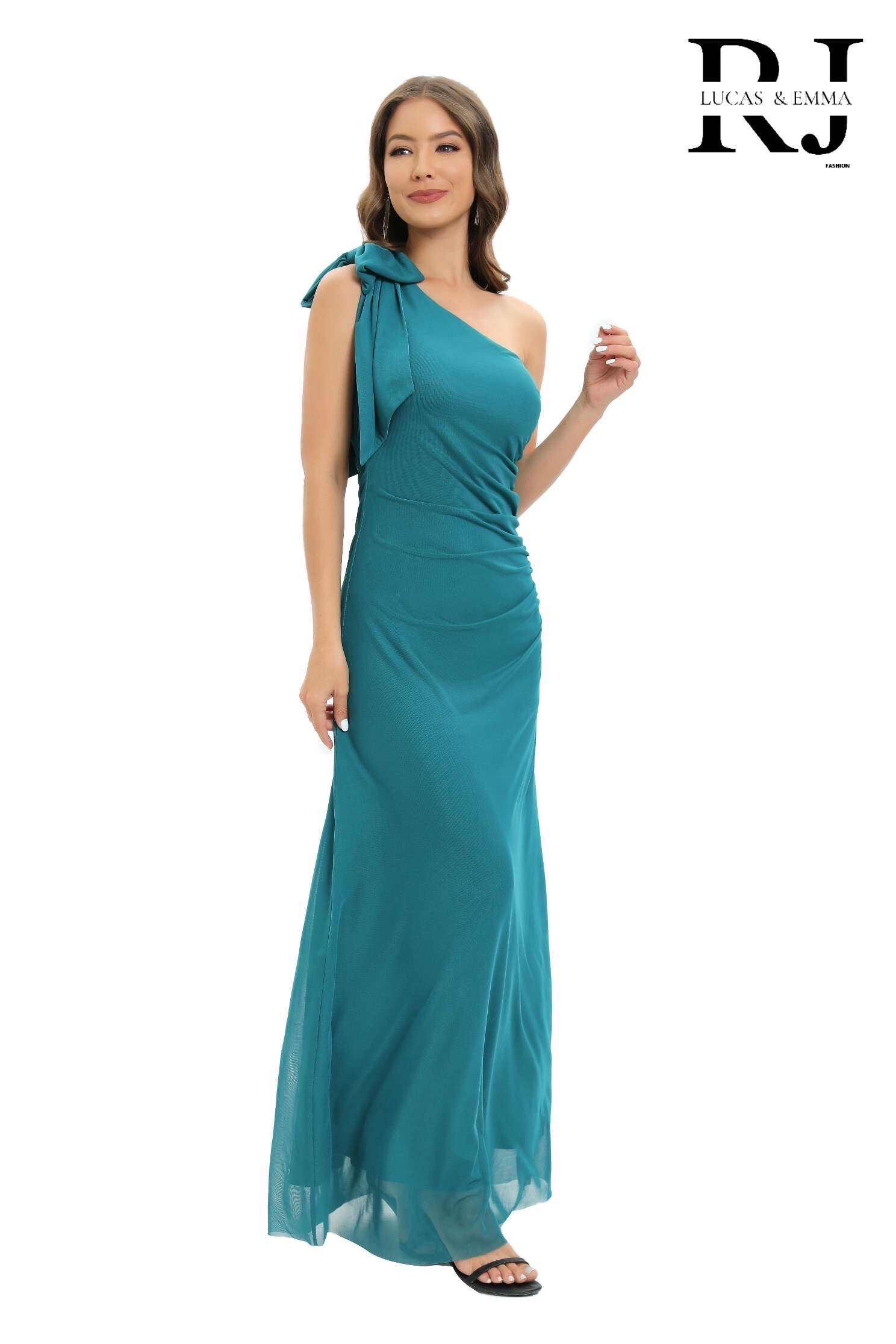 Grossiste Lucas & Emma | RJ&CO - Robe de cérémonie soirée asymétrique Seville