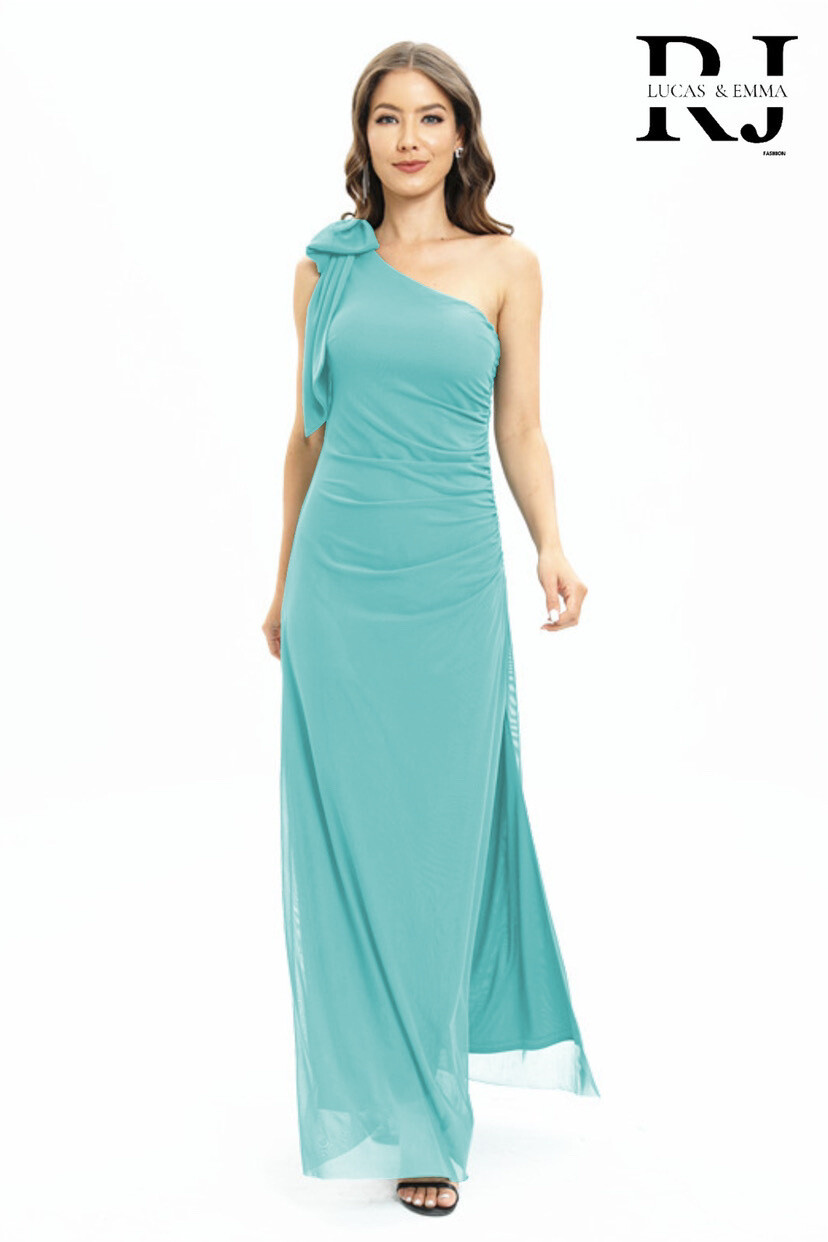 Wholesaler Lucas & Emma | RJ&CO - Seville asymmetrical evening dress