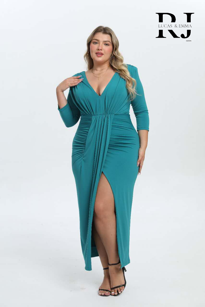 Mayorista REVEROSE by Lucas & Emma - Gran vestido de noche elegante y elegante con mango - Constantine