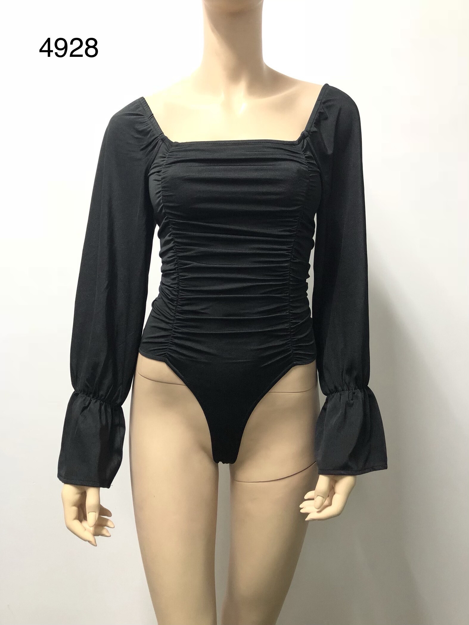Grossiste LUCCE Outlet - bodys drappé avec manche longue