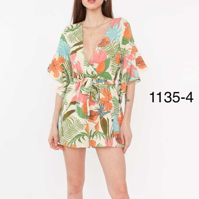 Grossiste LUCCE Outlet - Combishort imprimé de feuilles