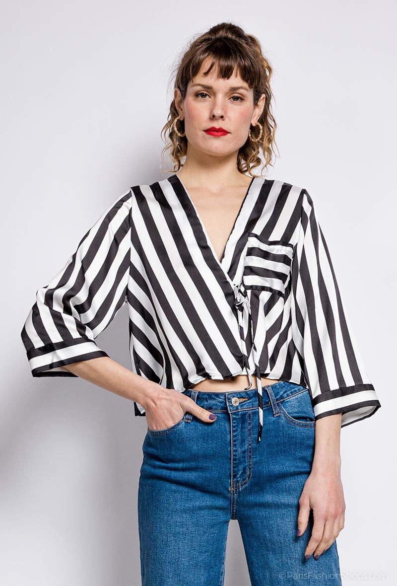 Wholesaler LUCCE Outlet - Striped blouse