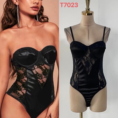 Grossiste LUCCE - Body en satin et dentelle Grossiste LUCCE - Body en satin et dentelle