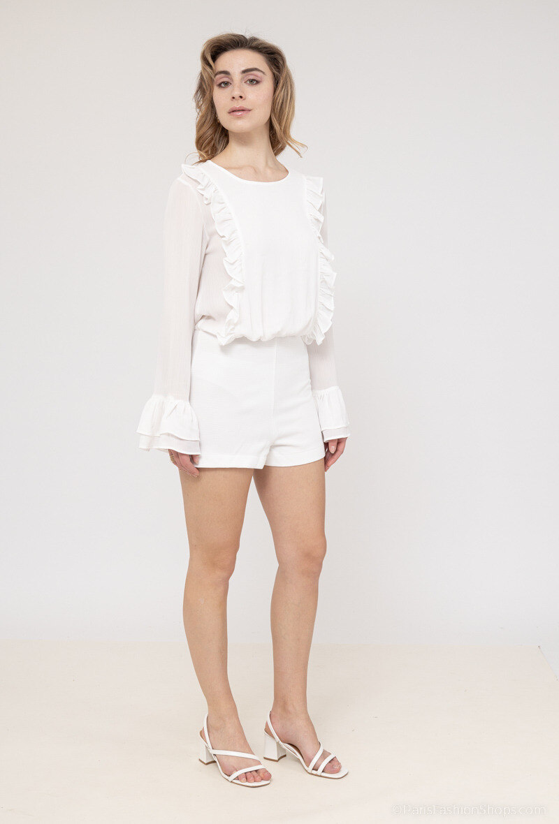 Wholesaler LUCCE Outlet - Ruffled playsuit