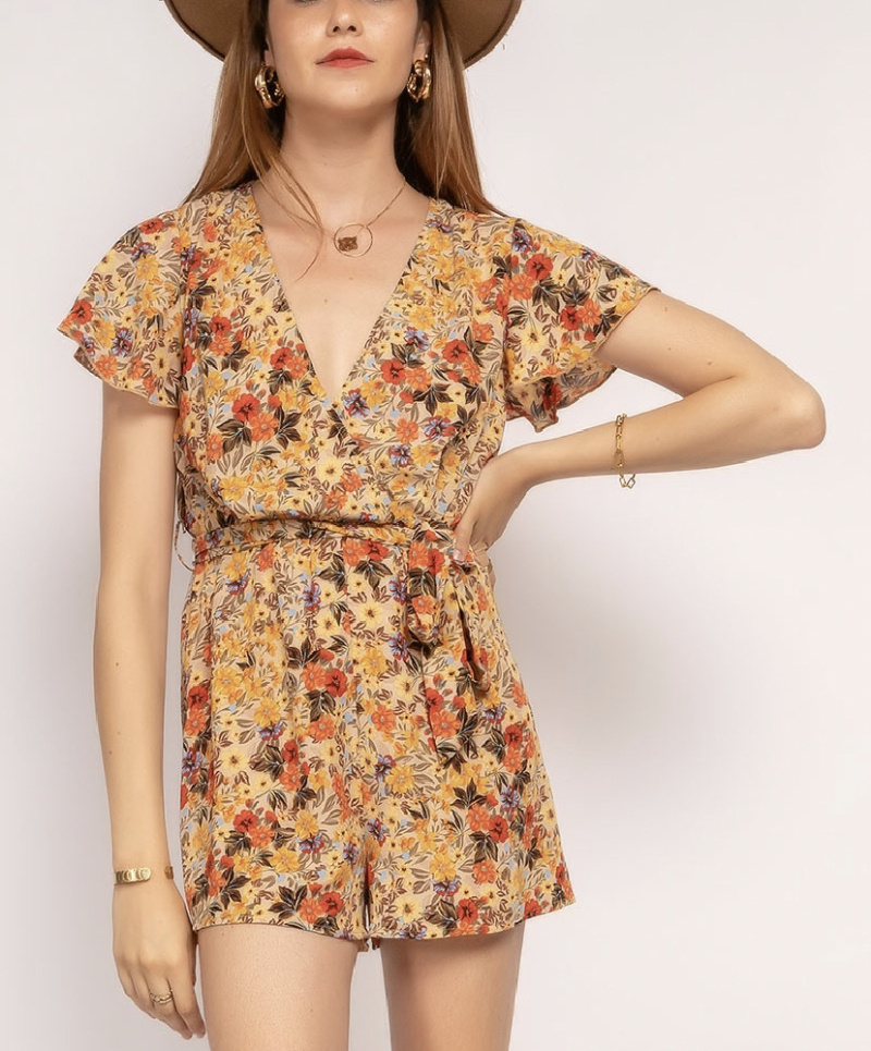 Wholesaler LUCCE Outlet - Printed playsuit