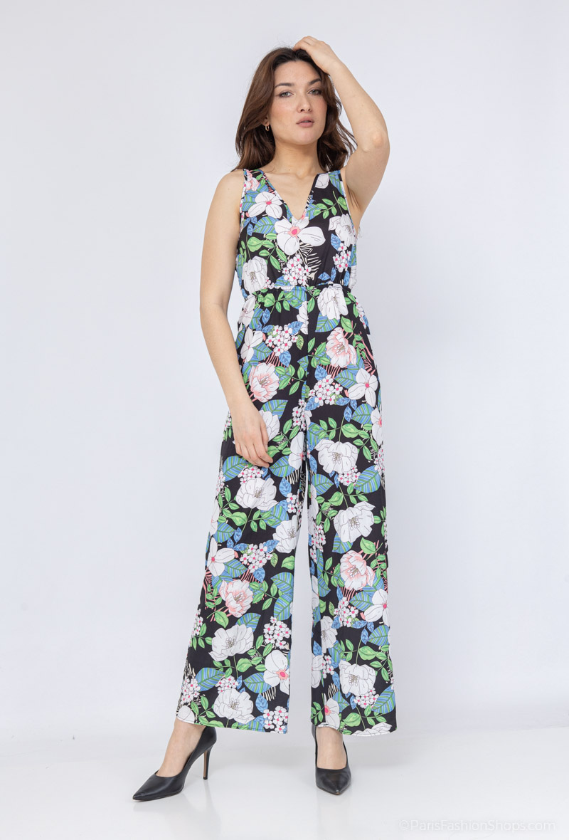 Wholesaler LUCCE Outlet - Flower printed jumpsuit