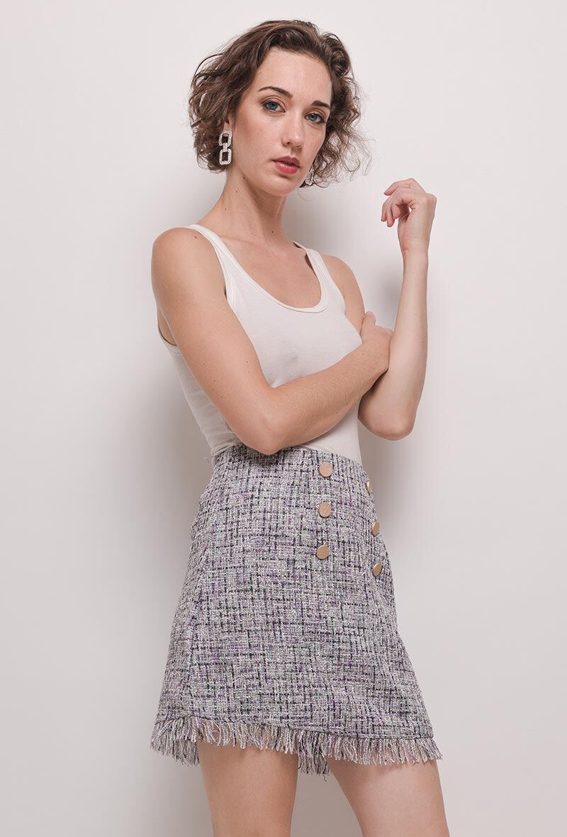 Grossiste LUCCE Outlet - Jupe en tweed
