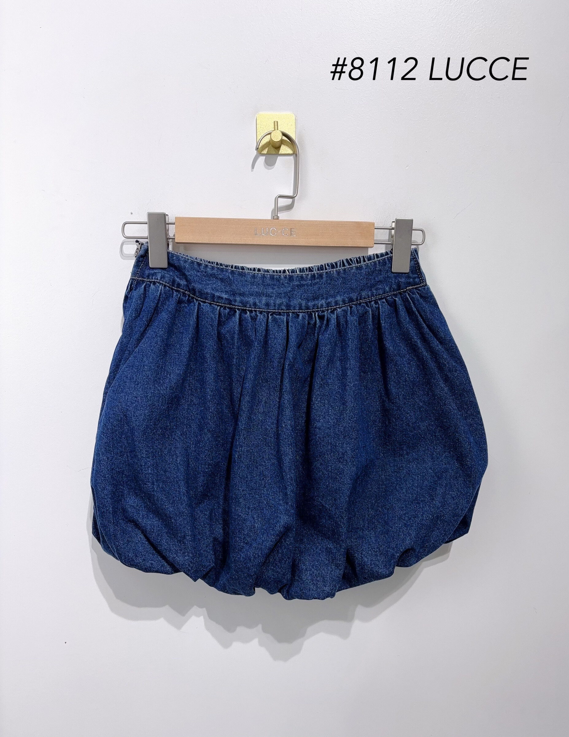 Grossiste LUCCE - Jupe ballon en denim