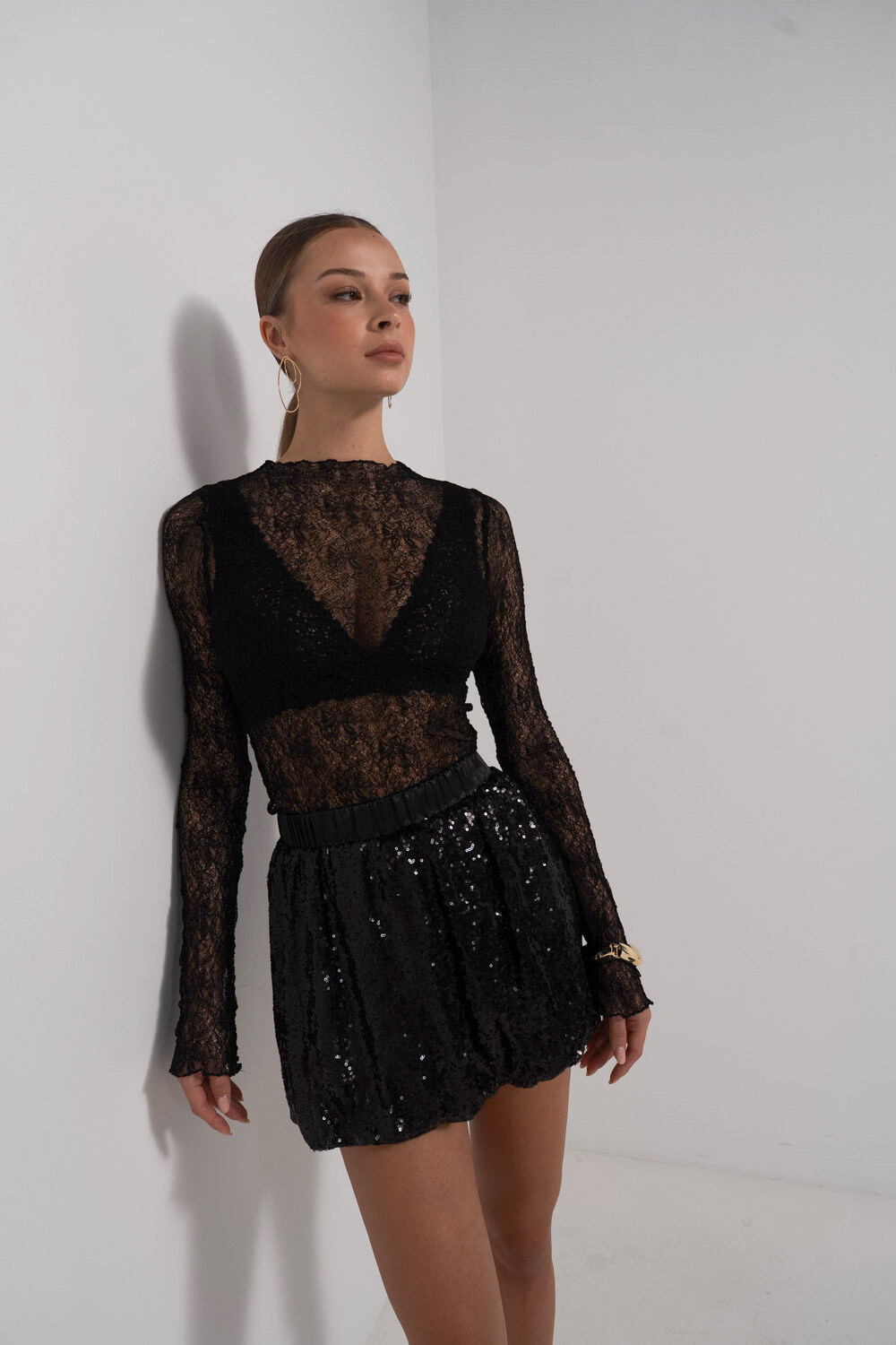 Wholesaler LUCCE - Sequin Bubble Skirt