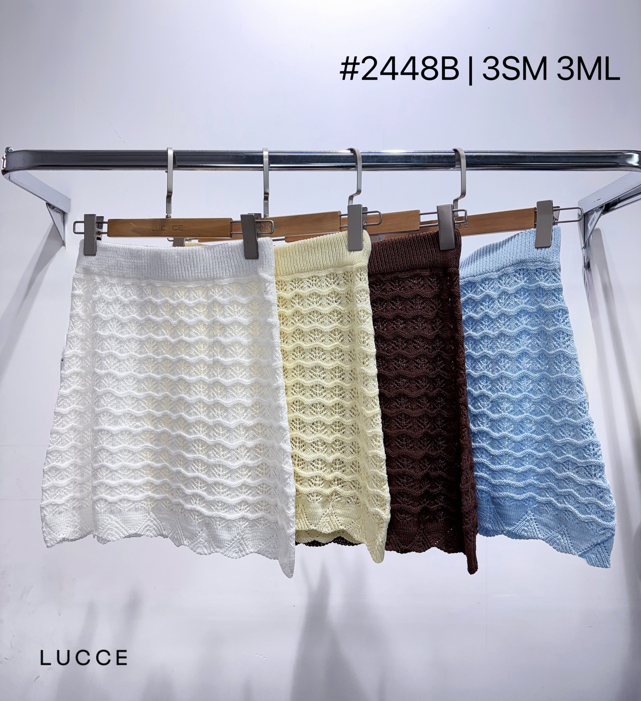 Mayorista LUCCE - Falda de crochet