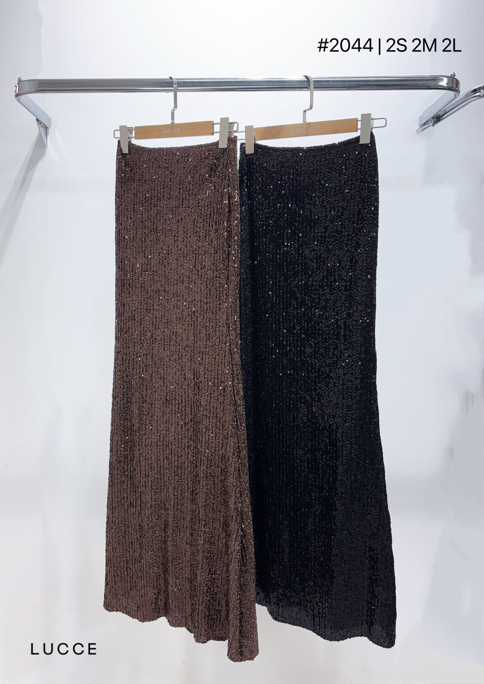 Wholesaler LUCCE - Long sequin skirt
