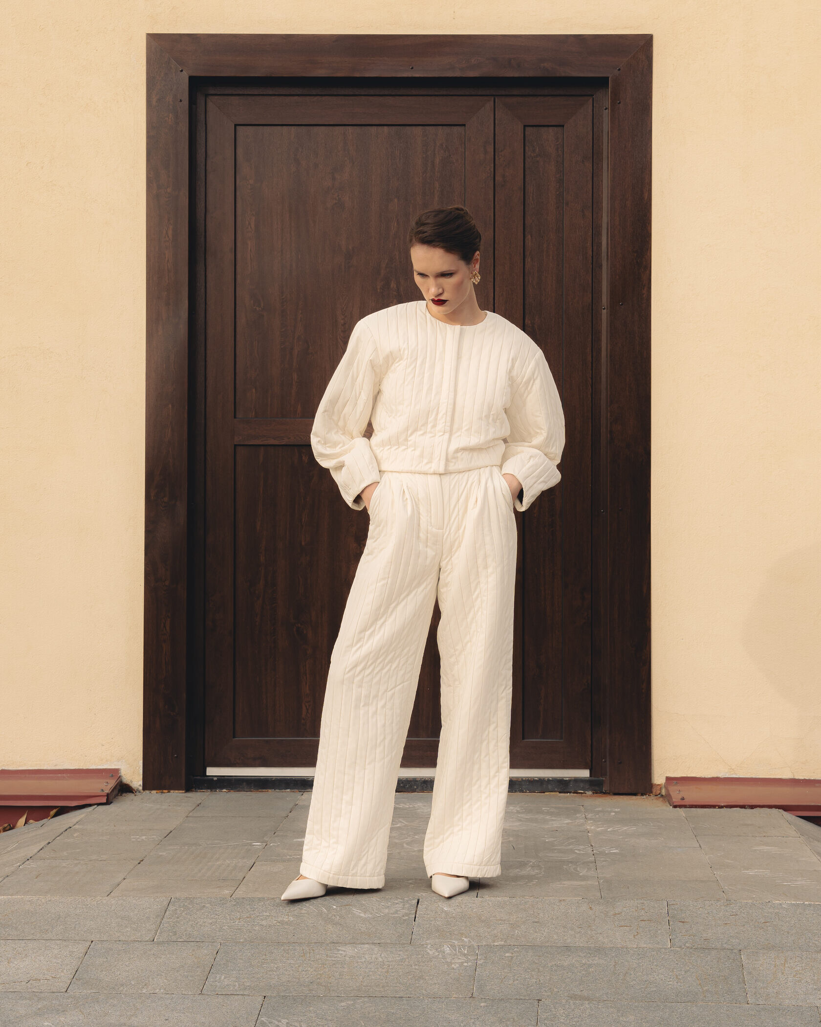 Grossiste LUCCE - Pantalon texturé