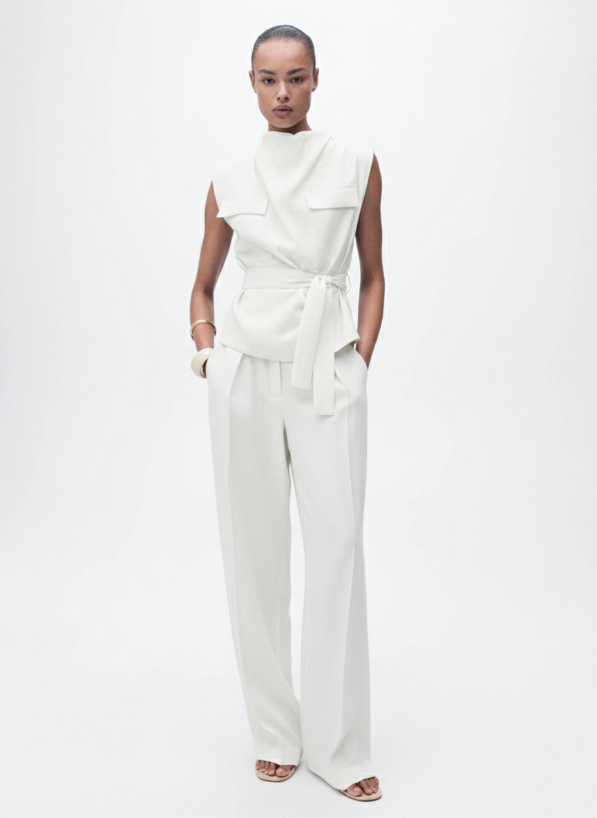 Grossiste LUCCE - Pantalon tailleur ample