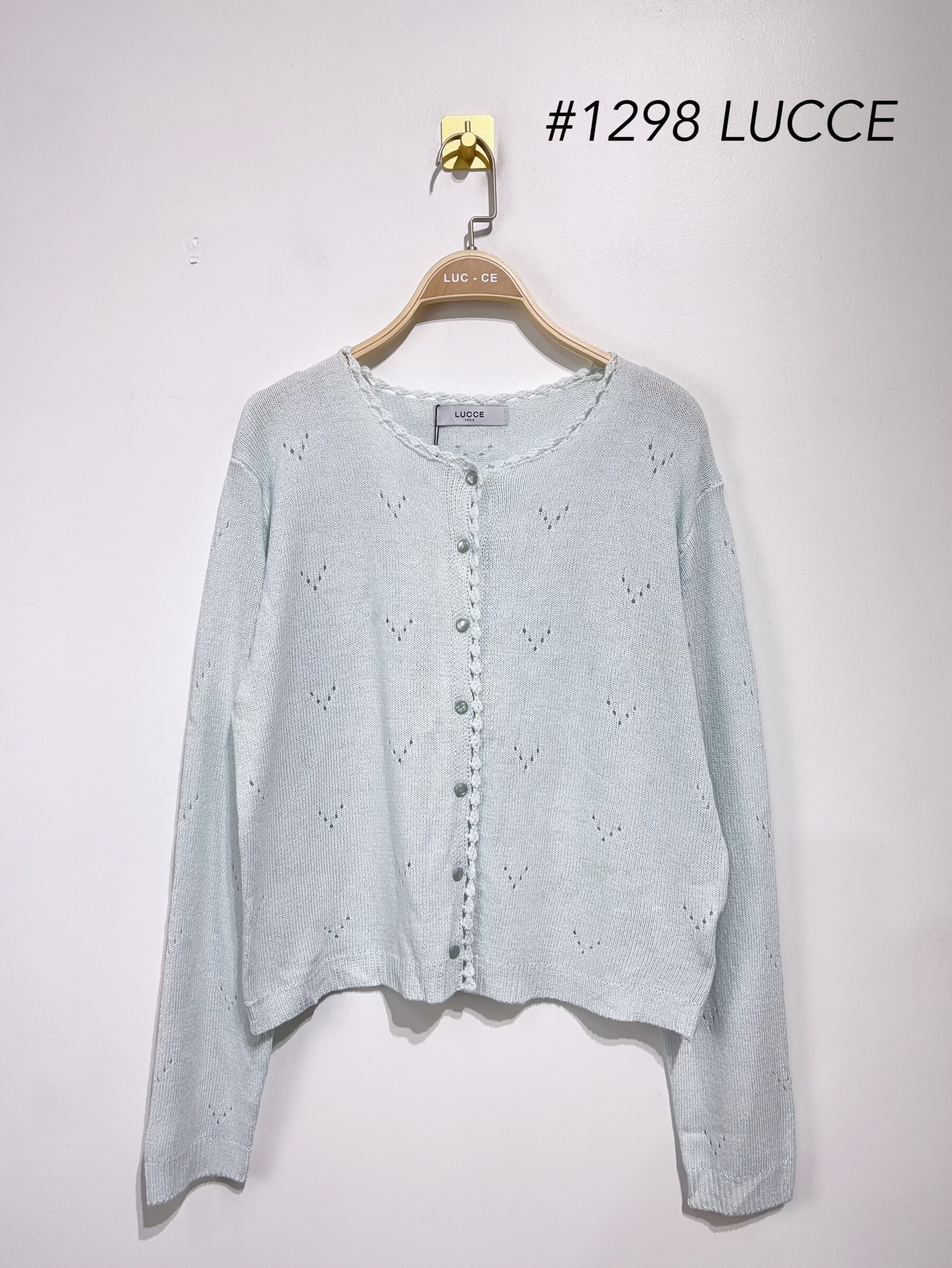 Grossiste LUCCE - Cardigan maille léger