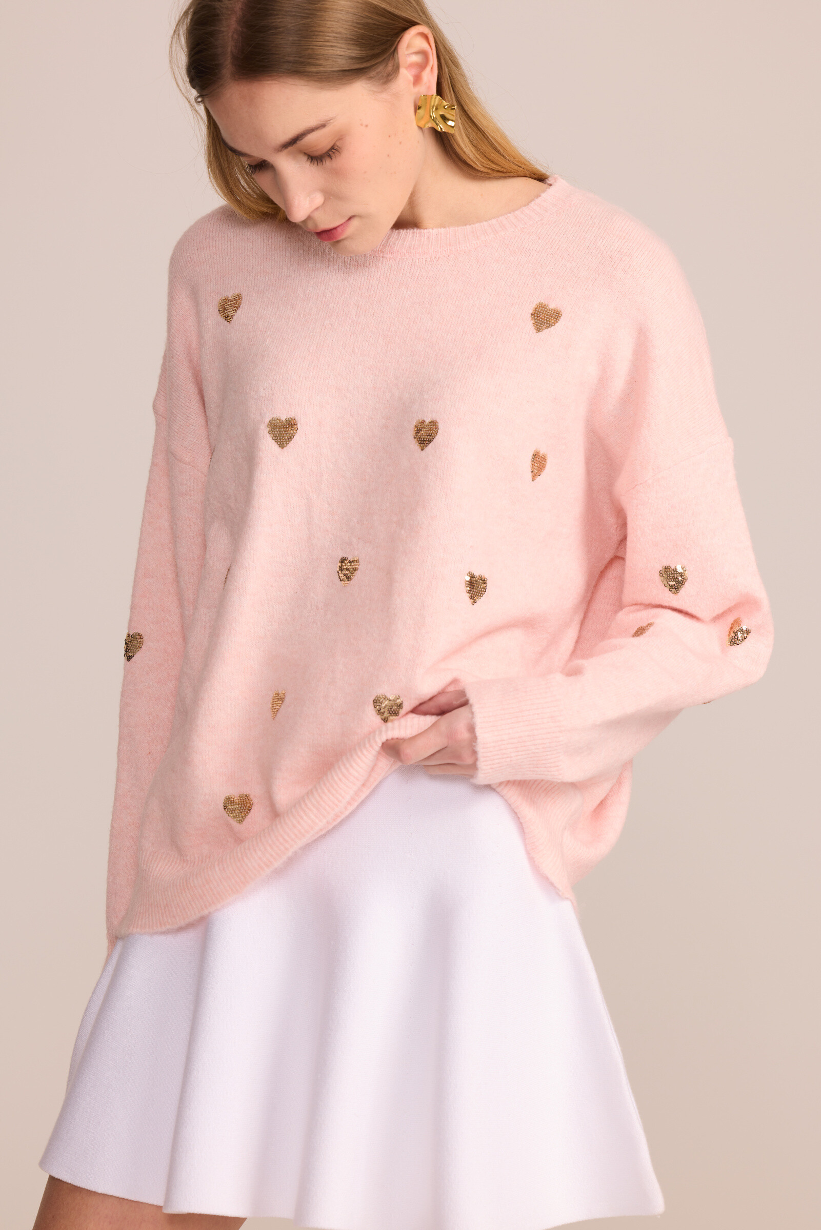 Grossista LUCCE - Maglione motivato cardiaco
