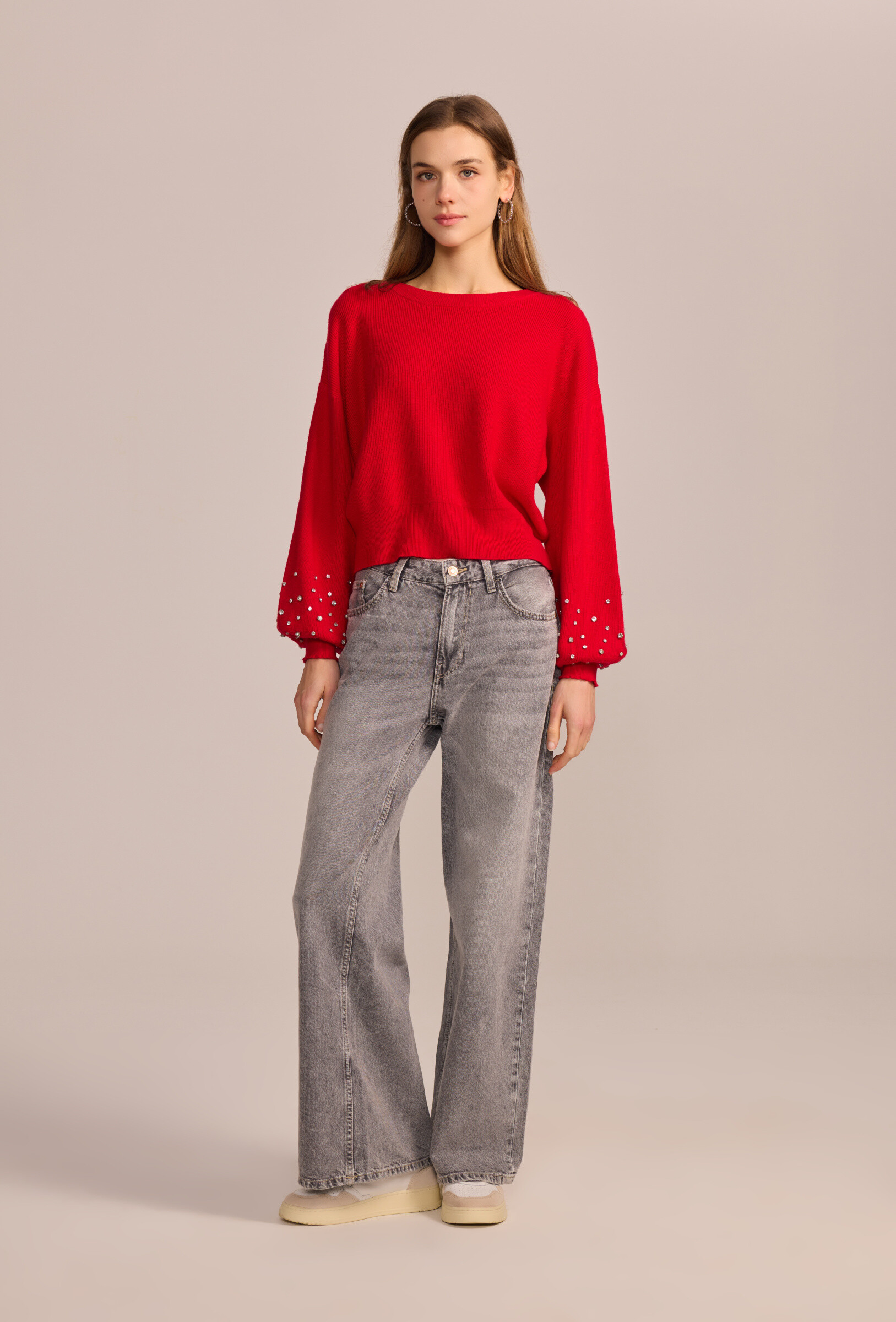 Grossista LUCCE - Maglione con strass