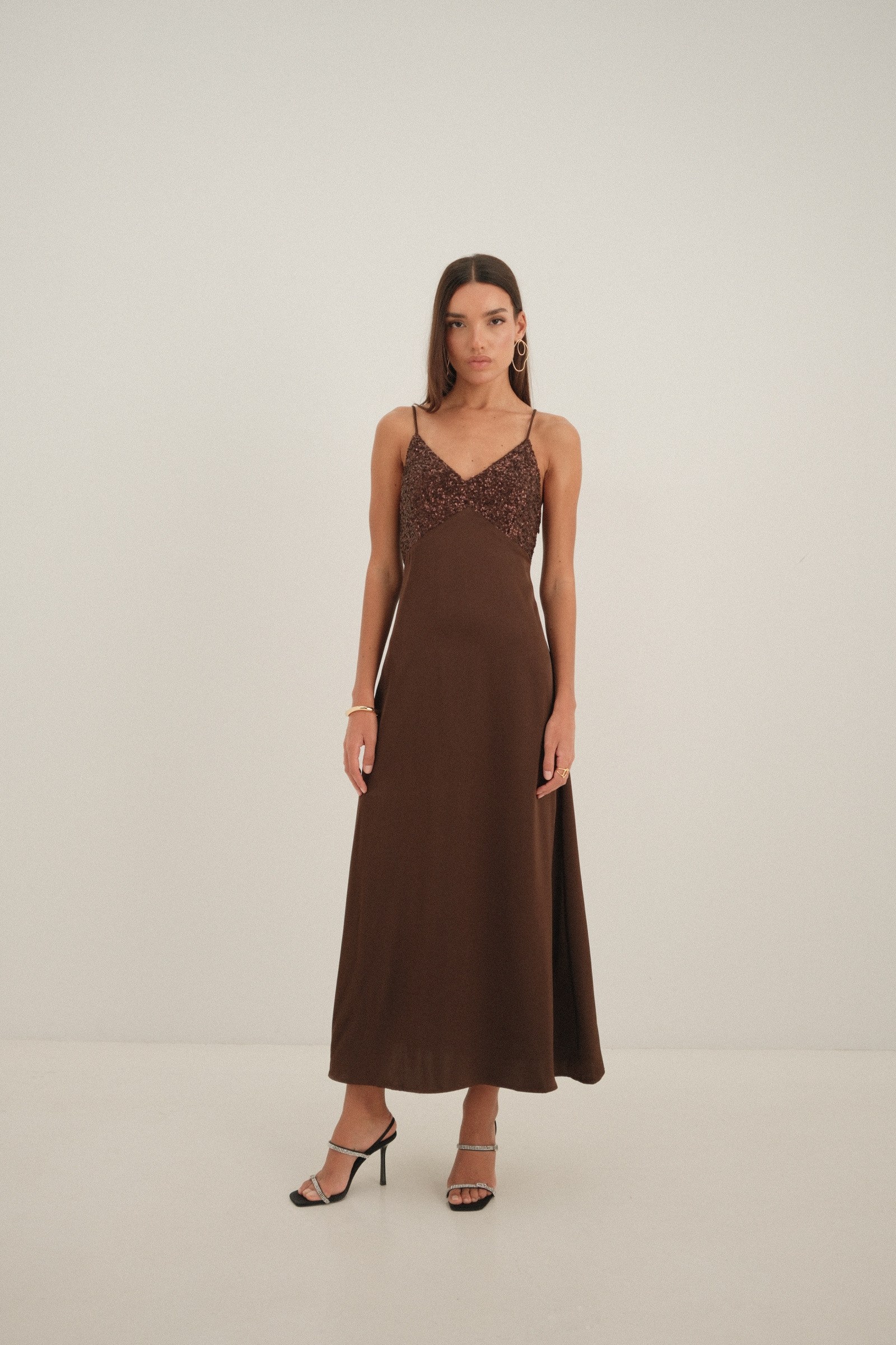 Wholesaler LUCCE - Satin and sequin dress