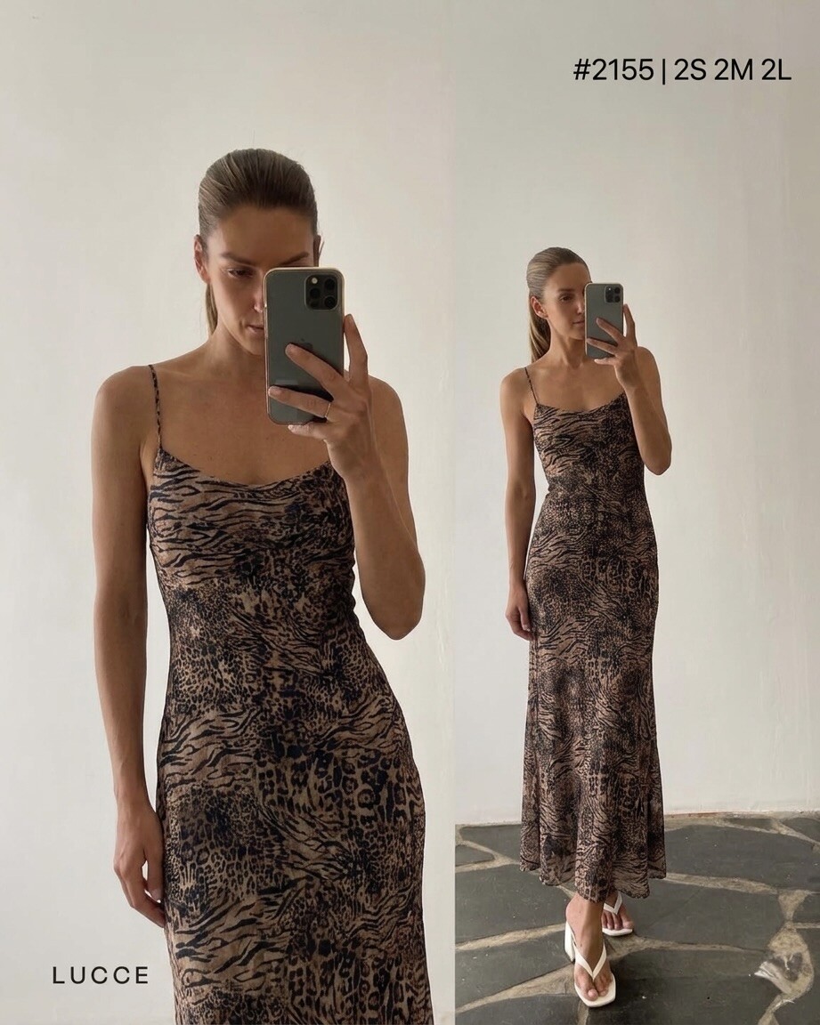 Mayorista LUCCE - Vestido de leopardo