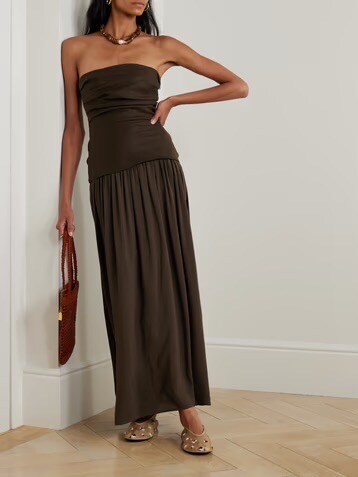 Grossiste LUCCE - Robe bustier  en lin