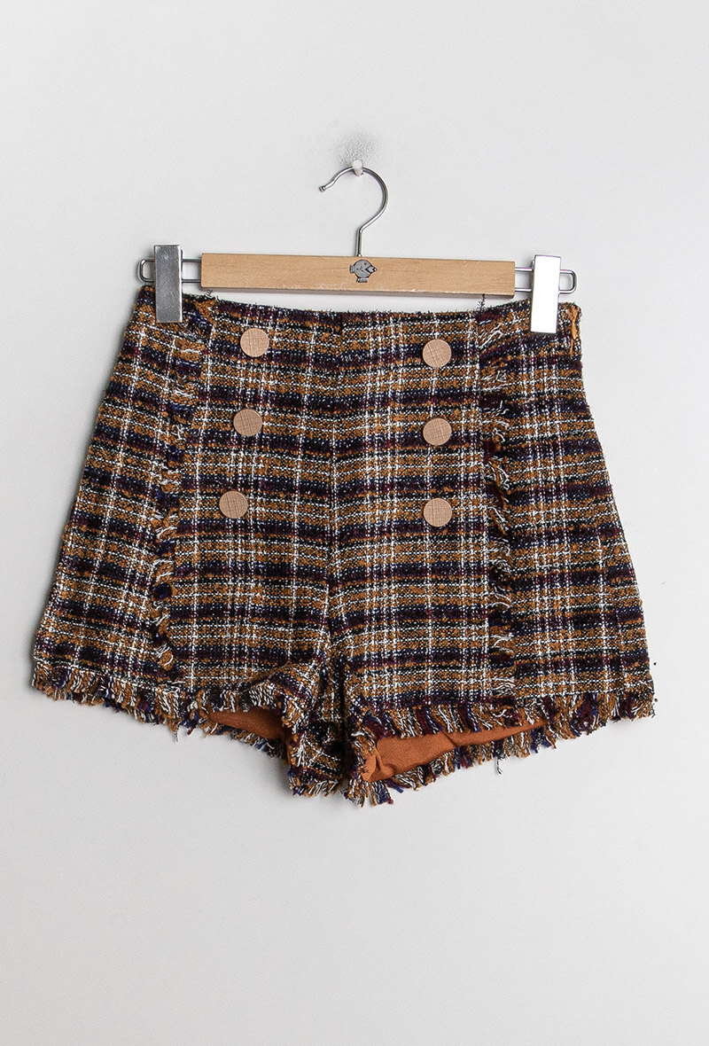 Wholesaler LUCCE Outlet - Checkered shorts