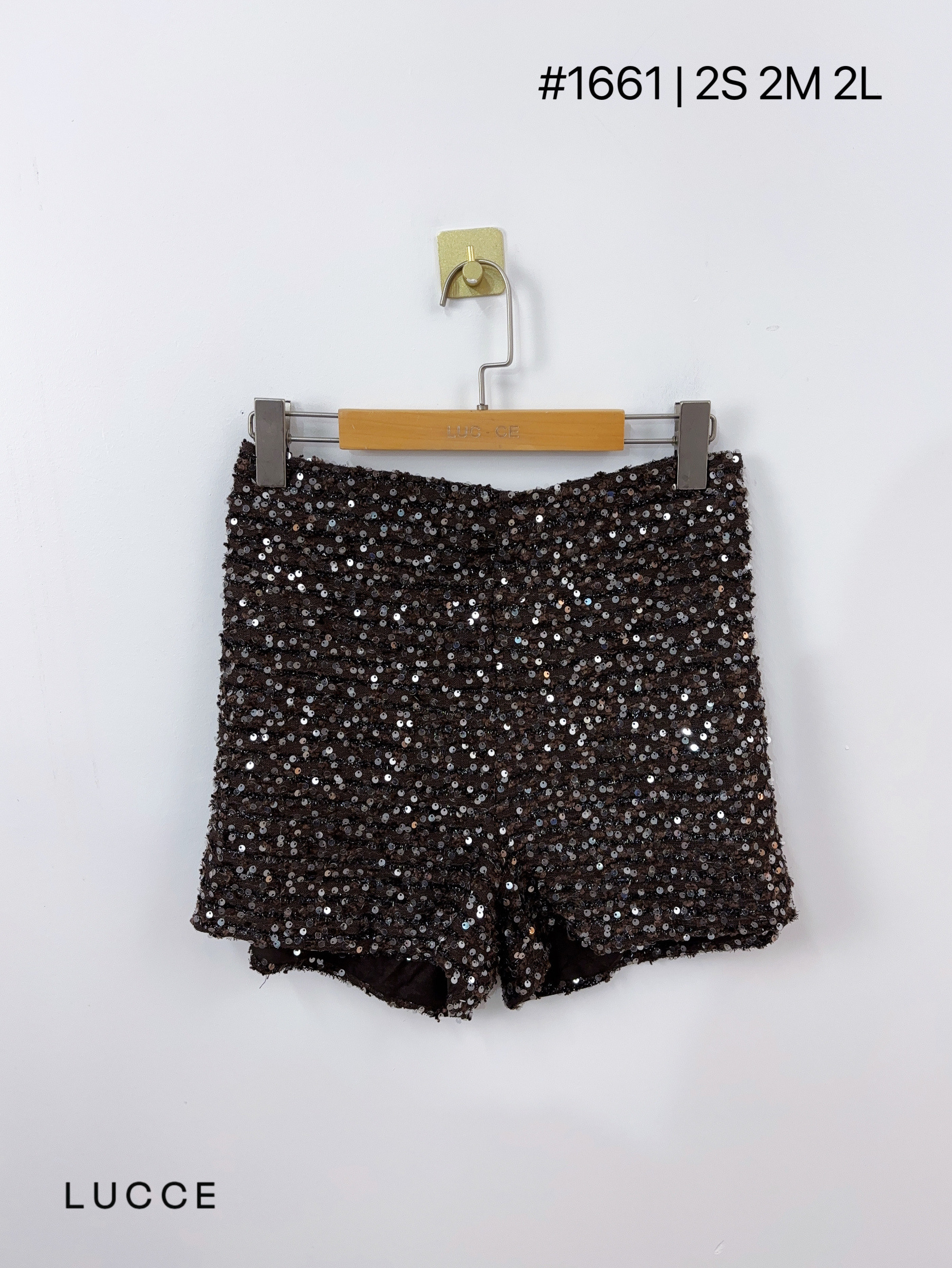 Wholesaler LUCCE - Tweed and Sequin Shorts