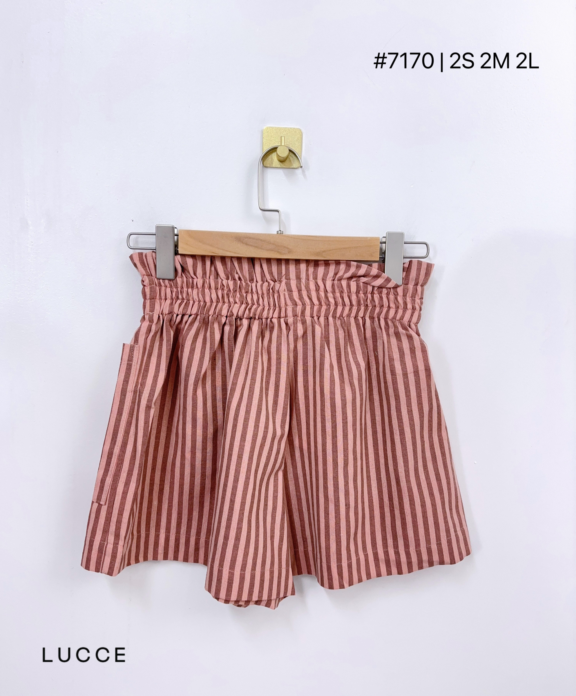 Mayorista LUCCE - Pantalones cortos a rayas